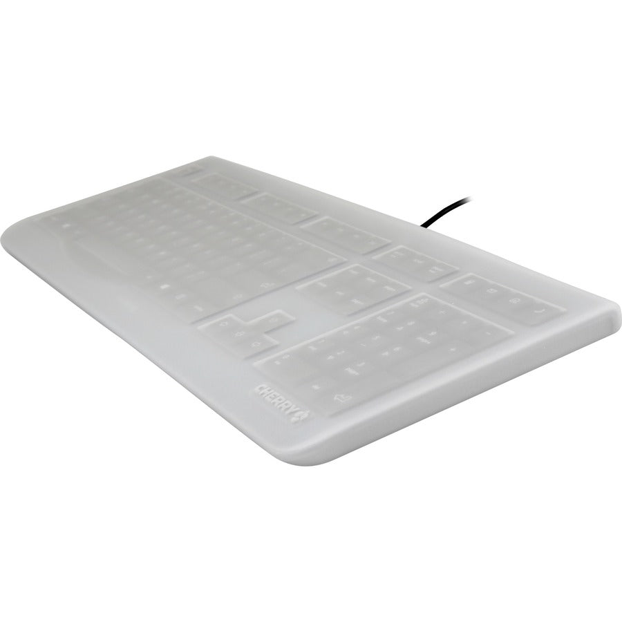 Kc 1000 Blk Wired Kb W/Cover,Cleanable Cover 4 Hot Keys Quiet