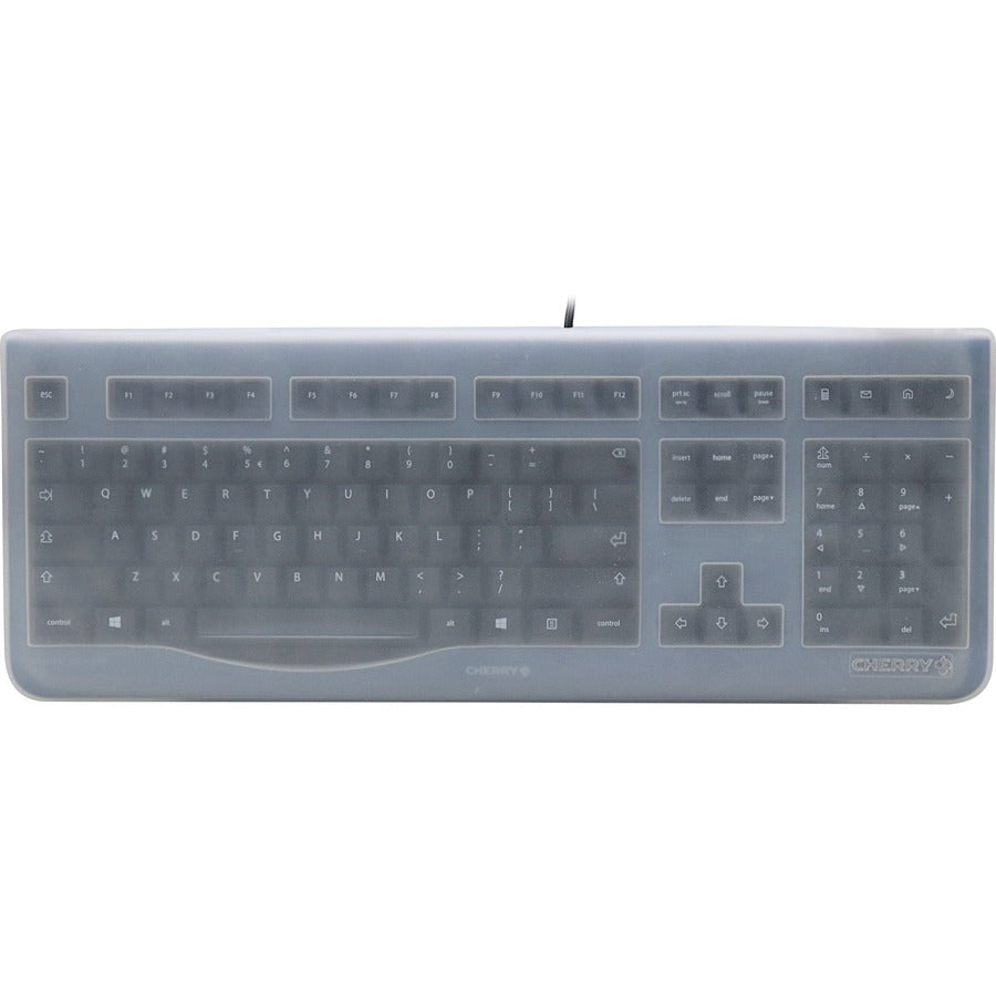 Kc 1000 Blk Wired Kb W/Cover,Cleanable Cover 4 Hot Keys Quiet