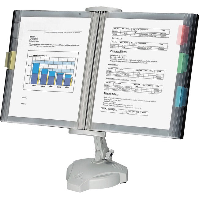 Keeps Reference Materials Accessible. Features Adjustable Viewing Height And Ang