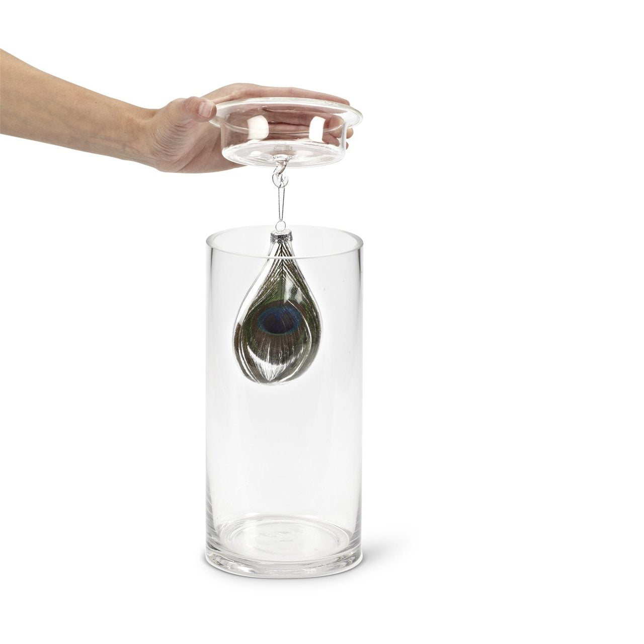 Keepsake Pillar Holder With Hook