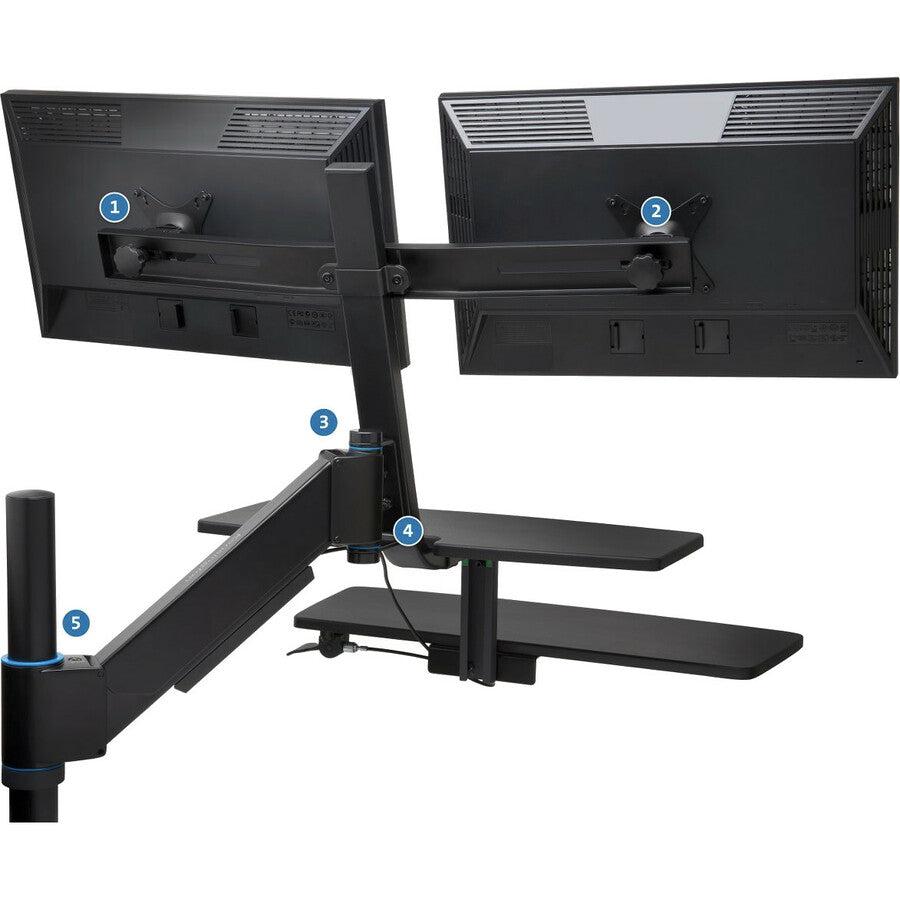 Kensington K52796Ww Monitor Mount / Stand 58.4 Cm (23") Clamp Black