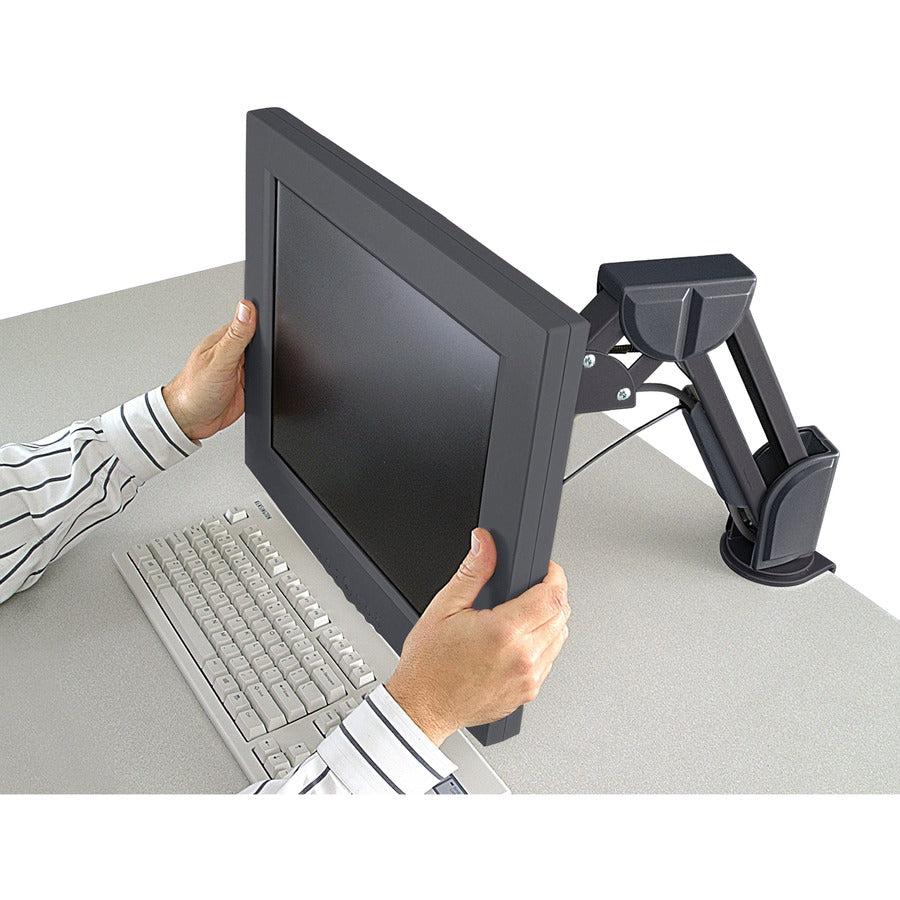 Kensington K60106 Mounting Arm For Flat Panel Display - Black