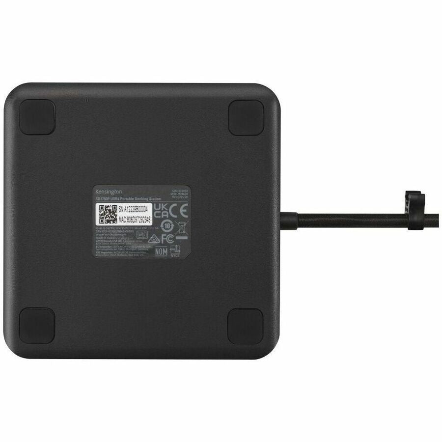 Kensington MD125U4 USB4 Portable Docking Station (DFS) - for Notebook/Monitor - USB4 - 2