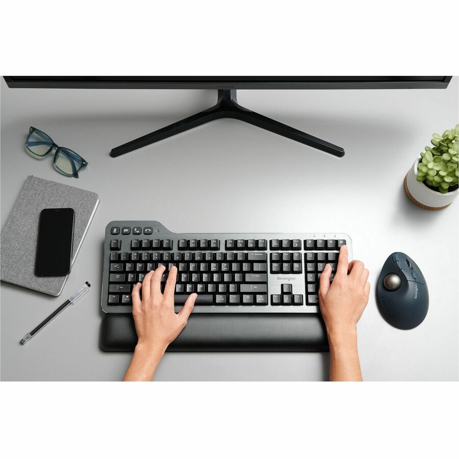 Kensington MK7500F QuietType Pro Silent Mechanical Keyboard with Meeting Controls -