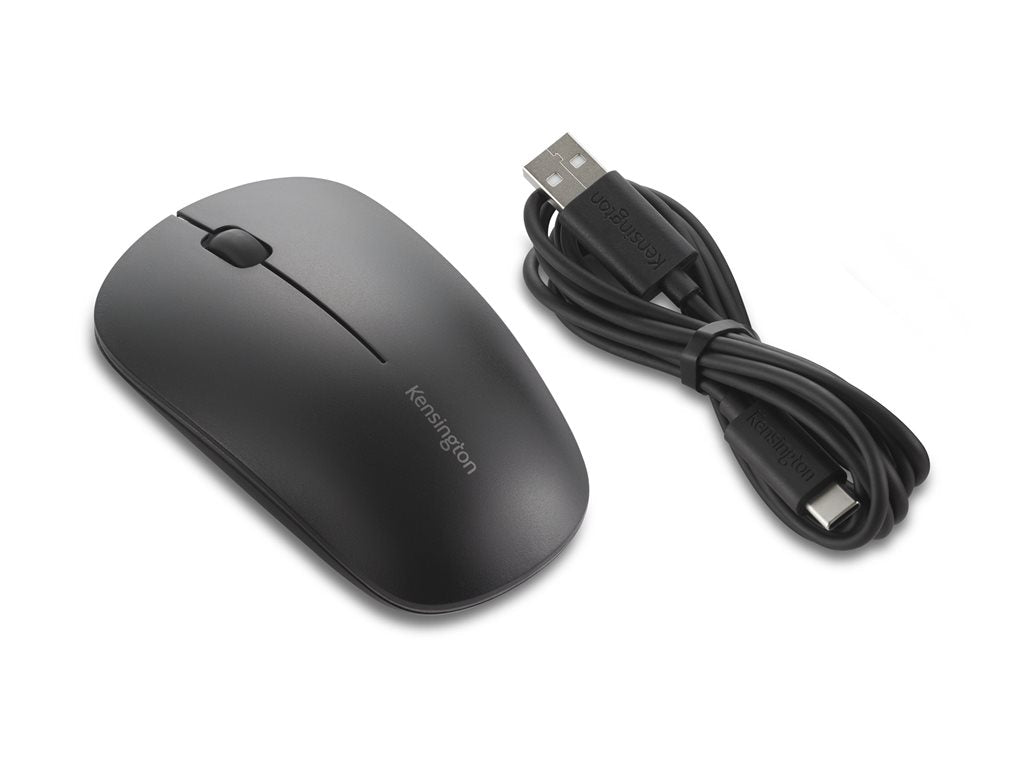 Kensington MY230 EQ - Mouse - rechargeable - right and left-handed - 3 buttons - wireless - 2.4 GHz, Bluetooth 5.0 - USB wireless K75303NA