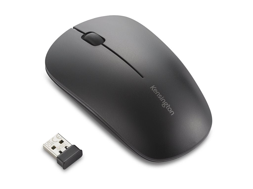 Kensington MY230 EQ - Mouse - rechargeable - right and left-handed - 3 buttons - wireless - 2.4 GHz, Bluetooth 5.0 - USB wireless K75303NA
