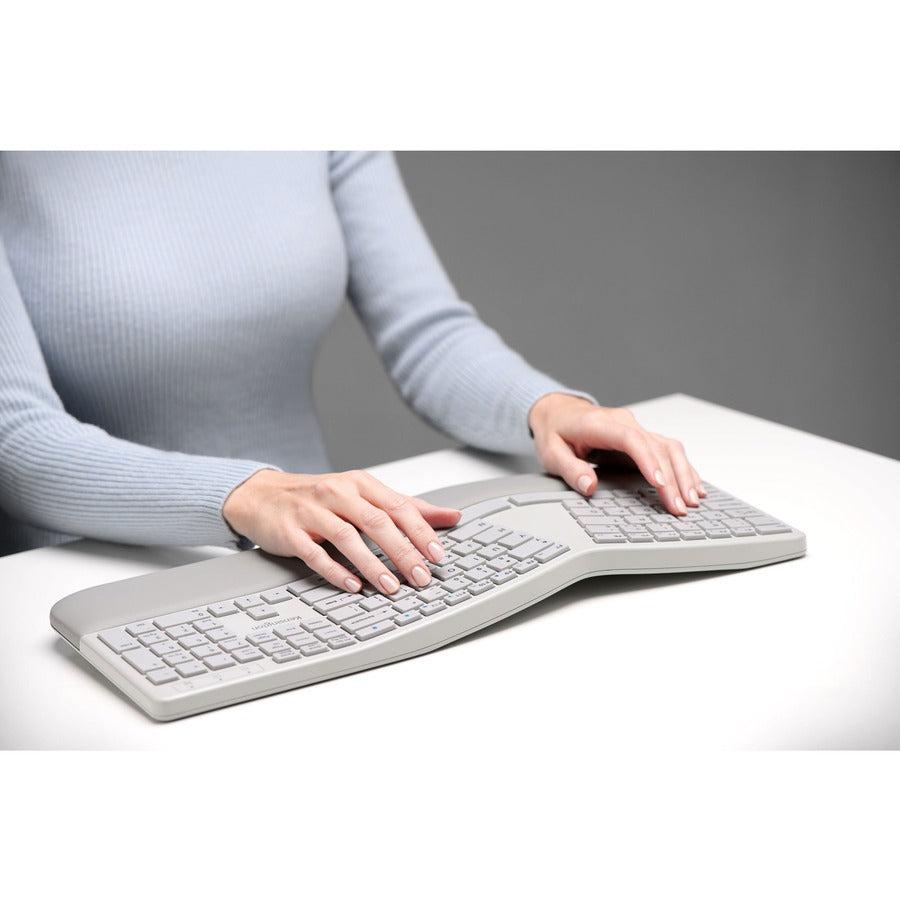 Kensington Pro Fit® Ergo Wireless Keyboard And Mouse—Gray