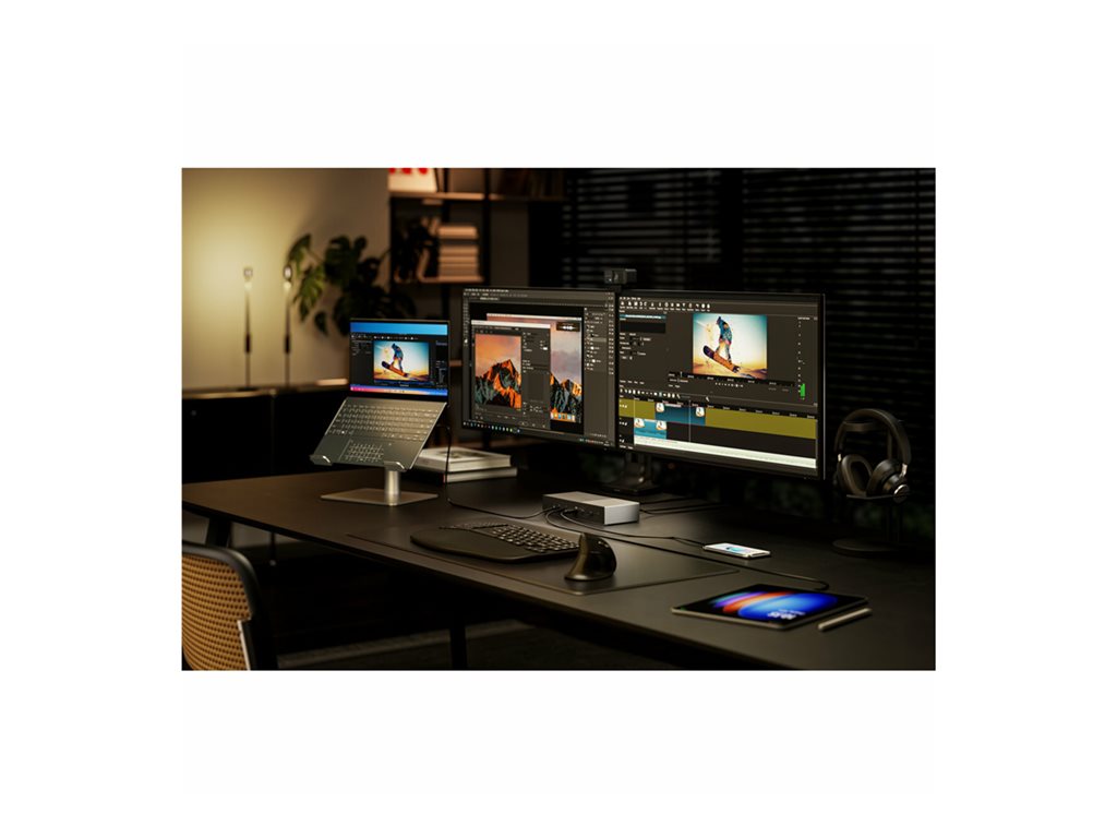 Kensington SD5000T5 - Docking station - Thunderbolt 5 - 3 x Thunderbolt 5 - 1GbE, 2.5GbE K35201NA