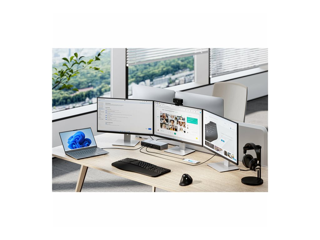 Kensington SD5000T5 - Docking station - Thunderbolt 5 - 3 x Thunderbolt 5 - 1GbE, 2.5GbE K35201NA