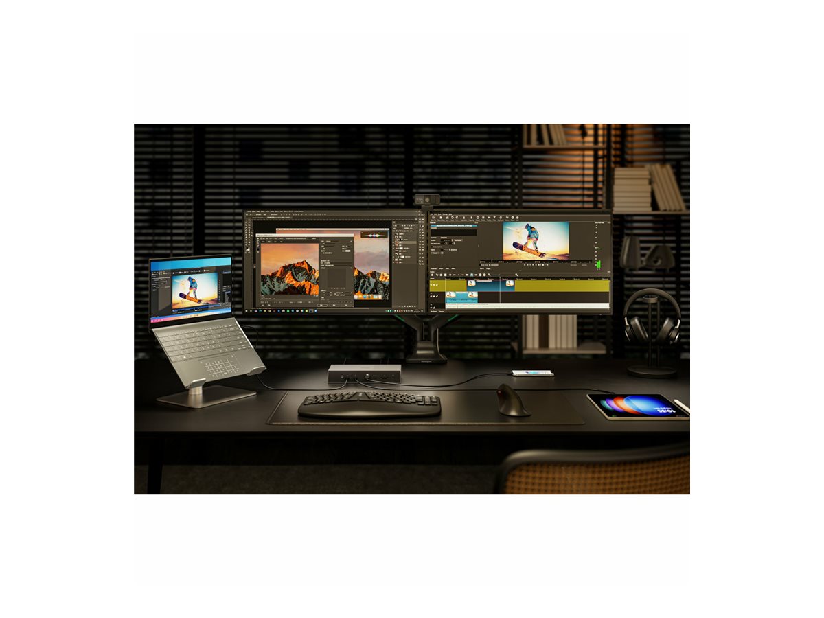 Kensington SD5000T5 - Docking station - Thunderbolt 5 - 3 x Thunderbolt 5 - 1GbE, 2.5GbE K35201NA