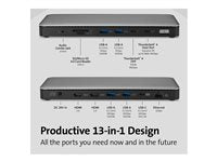Kensington SD5760T Thunderbolt 4 Dual 4K Docking Station - for Desktop