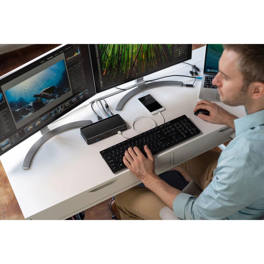 Kensington Sd4700P Usb-C & Usb-A 5Gbps Dual 2K Docking Station - 60W Pd-Dp & Hdmi - Win/Mac