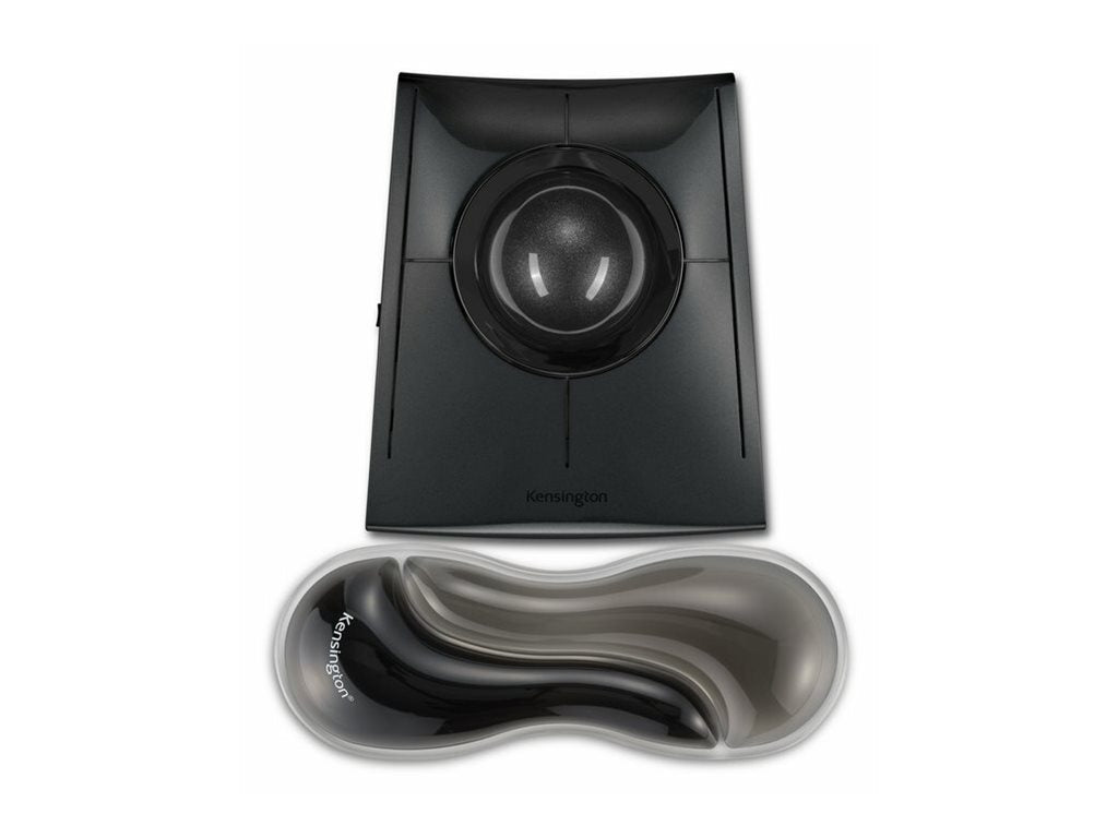 Kensington Slim Duo - Mouse/trackball wrist rest - gel - gray K62438NA
