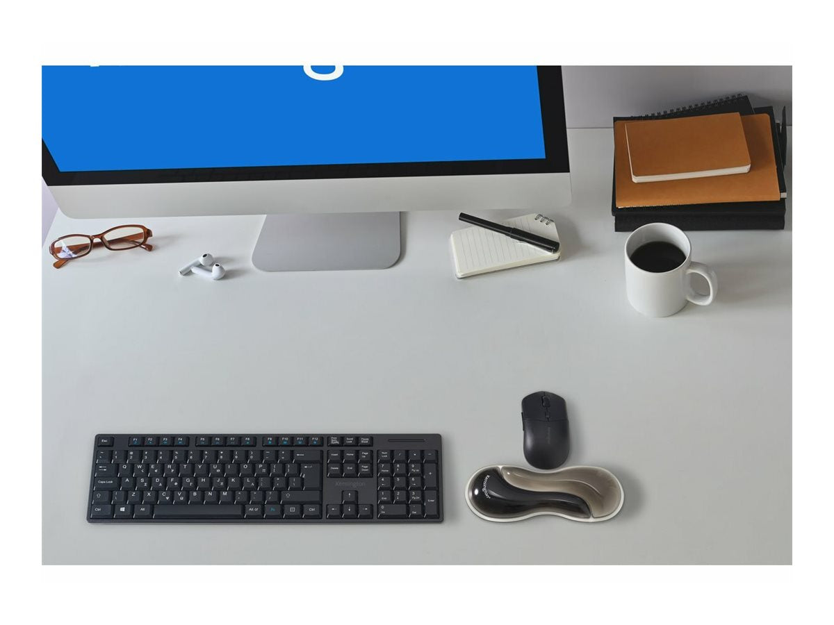 Kensington Slim Duo - Mouse/trackball wrist rest - gel - gray K62438NA