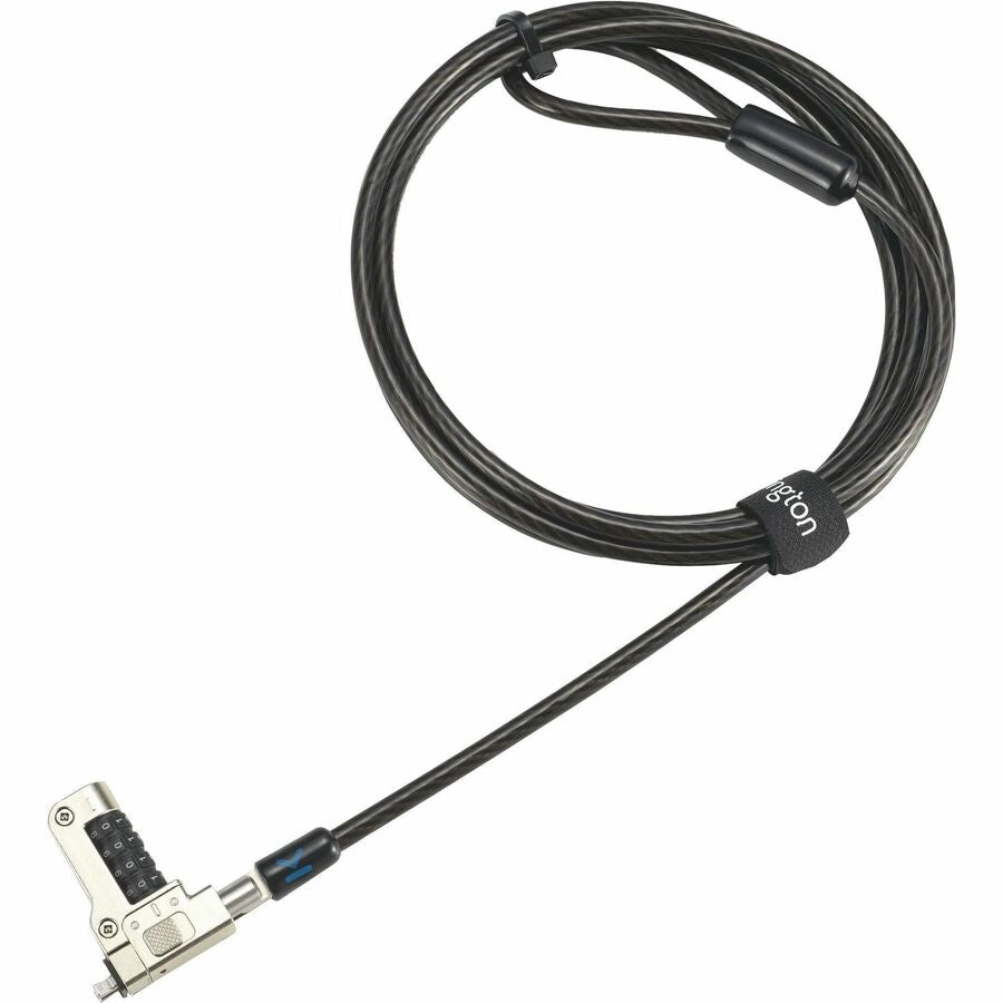 Kensington Slim N17 2.0 Combination Laptop Lock for Wedge-Shaped Slots - Resettable -