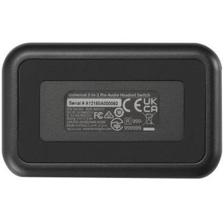 Kensington Universal 3-in-1 Pro Audio Headset Switch K83300WW