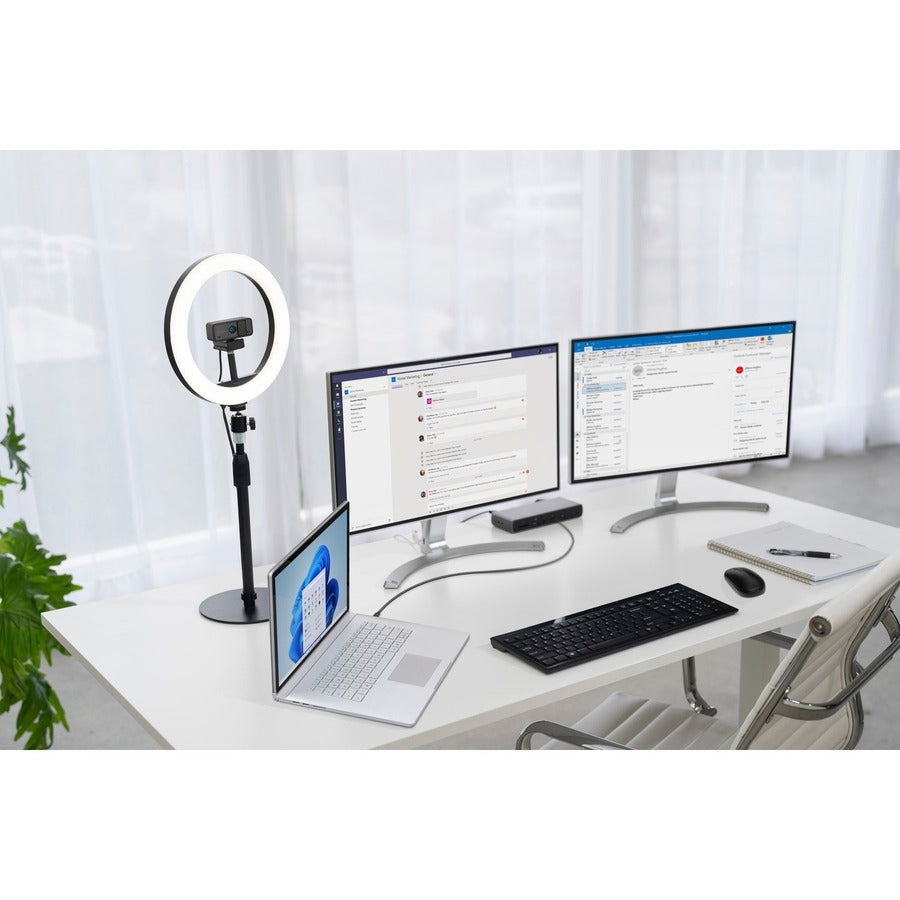 Kensington W1050 Webcam - 2 Megapixel - 30 fps - Black - USB Type A - Retail K80250WW