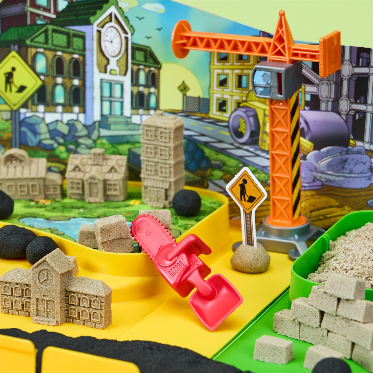 Kinetic Sand Construction Zone Playset