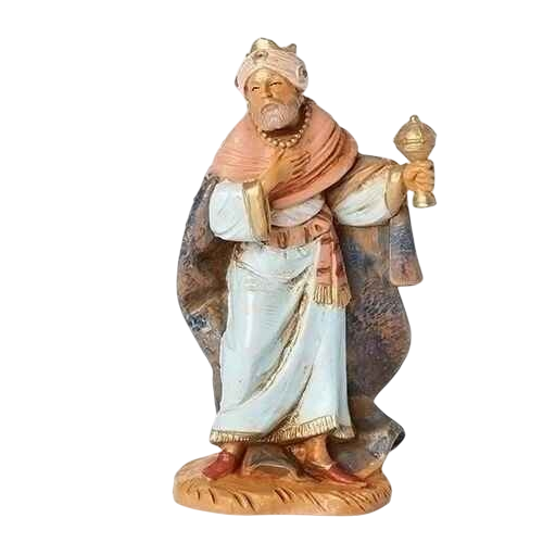 King Gaspar Nativity Figurine - 5 Inch Scale