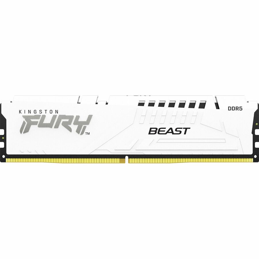 Kingston 64GB (4x16GB) DDR5 6000MT/s CL40 FURY Beast White XMP - For Motherboard - 64 GB