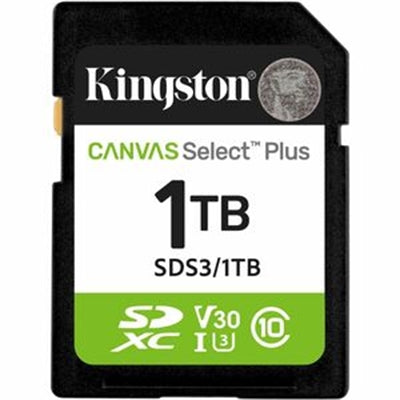Kingston Canvas Select Plus SD Card 1TB Class 10 UHS-I