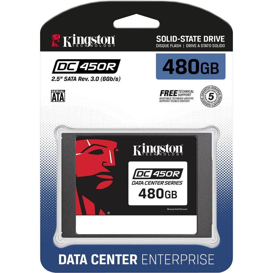 Kingston DC450R 480 GB Solid State Drive - 2.5 Internal - SATA (SATA/600) - Read Intensive" SEDC450R/480G