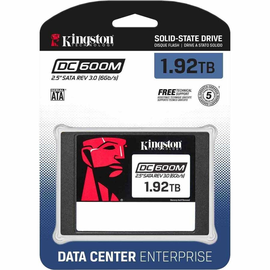 Kingston DC600M 1.88 TB Solid State Drive - 2.5" Internal - SATA - Mixed Use - 1920G