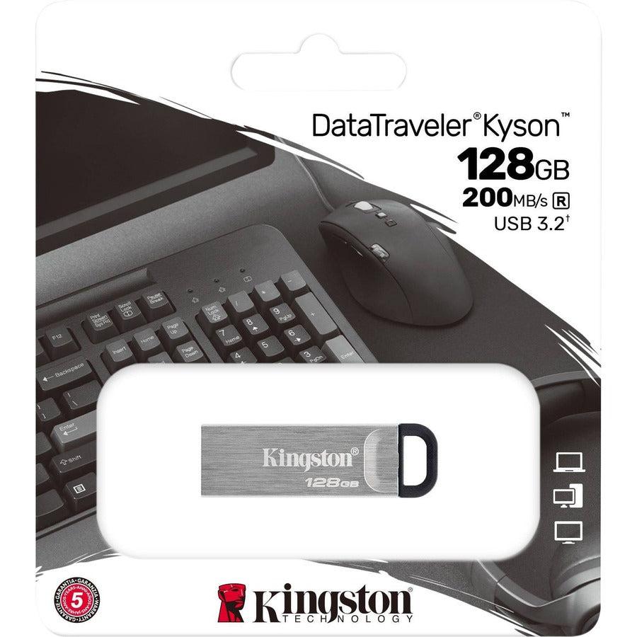 Kingston DataTraveler Kyson 128GB USB 3.2 (Gen 1) Flash Drive