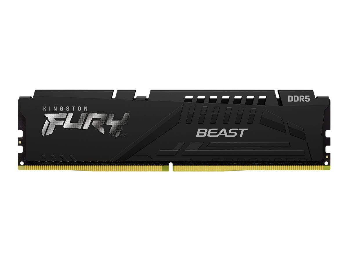 Kingston FURY Beast - DDR5 - kit - 64 GB: 4 x 16 GB - DIMM 288-pin - 5600 MHz / PC5-44800 - CL40 - 1.25 V - unbuffered - on-die KF556C40BBK4-64