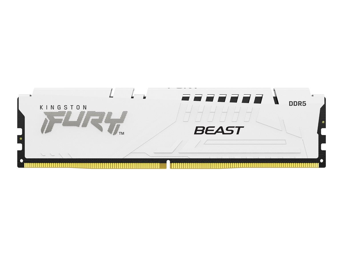 Kingston FURY Beast - DDR5 - module - 16 GB - DIMM 288-pin - 6400 MHz / PC5-51200 - CL32 - 1.4 V - unbuffered - on-die ECC - KF564C32BWE-16