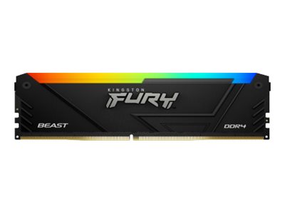 Kingston FURY Beast RGB - DDR4 - module - 16 GB - DIMM 288-pin - 3200 MHz / PC4-25600 - CL16 - 1.35 V - unbuffered - non-ECC KF432C16BB2A/16