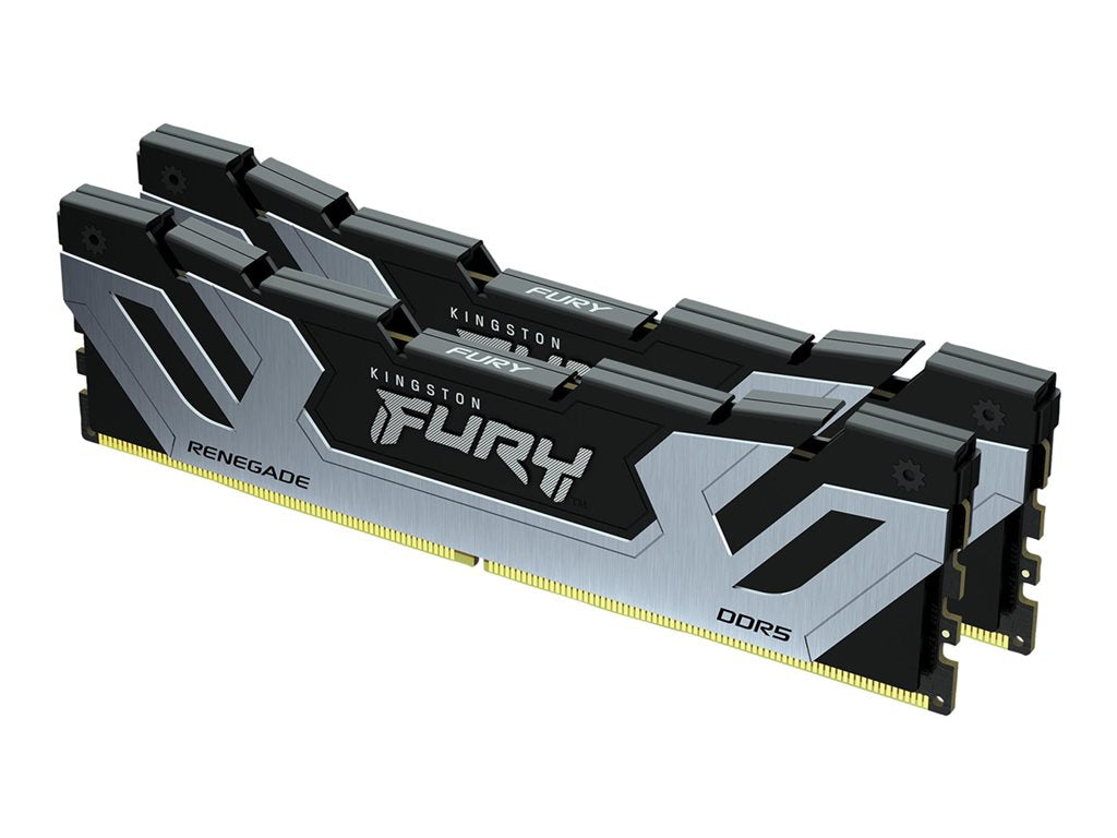 Kingston FURY Renegade - DDR5 - kit - 48 GB: 2 x 24 GB - DIMM 288-pin - 4200 MHz / PC5-67200 - CL40 - 1.45 V - unbuffered - on-die KF584CU40RSK2-48