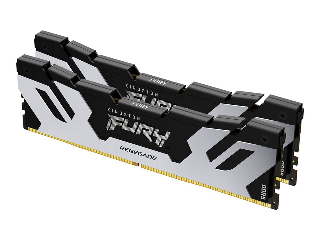 Kingston FURY Renegade - DDR5 - kit - 64 GB: 2 x 32 GB - DIMM 288-pin - 6400 MHz / PC5-51200 - CL32 - 1.1 V - unbuffered - on-die KF564C32RSK2-64