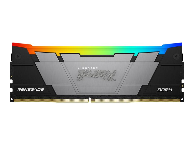 Kingston FURY Renegade RGB - DDR4 - module - 16 GB - DIMM 288-pin - 3200 MHz / PC4-25600 - CL16 - 1.35 V - unbuffered - non-ECC KF432C16RB12A/16