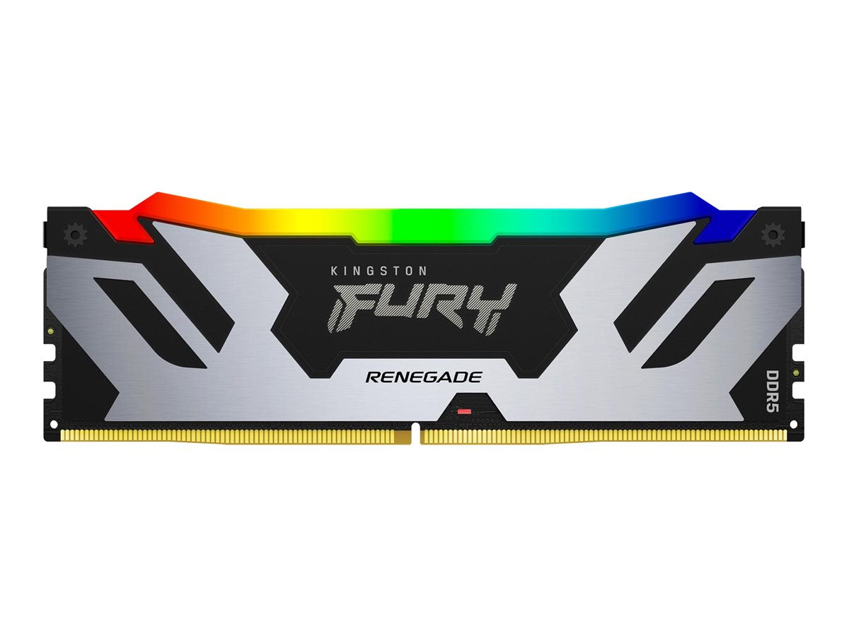Kingston FURY Renegade RGB - DDR5 - module - 32 GB: 1 x 32 GB - DIMM 288-pin - 6400 MHz / PC5-51200 - CL32 - 1.1 V - unbuffered KF564C32RSA-32