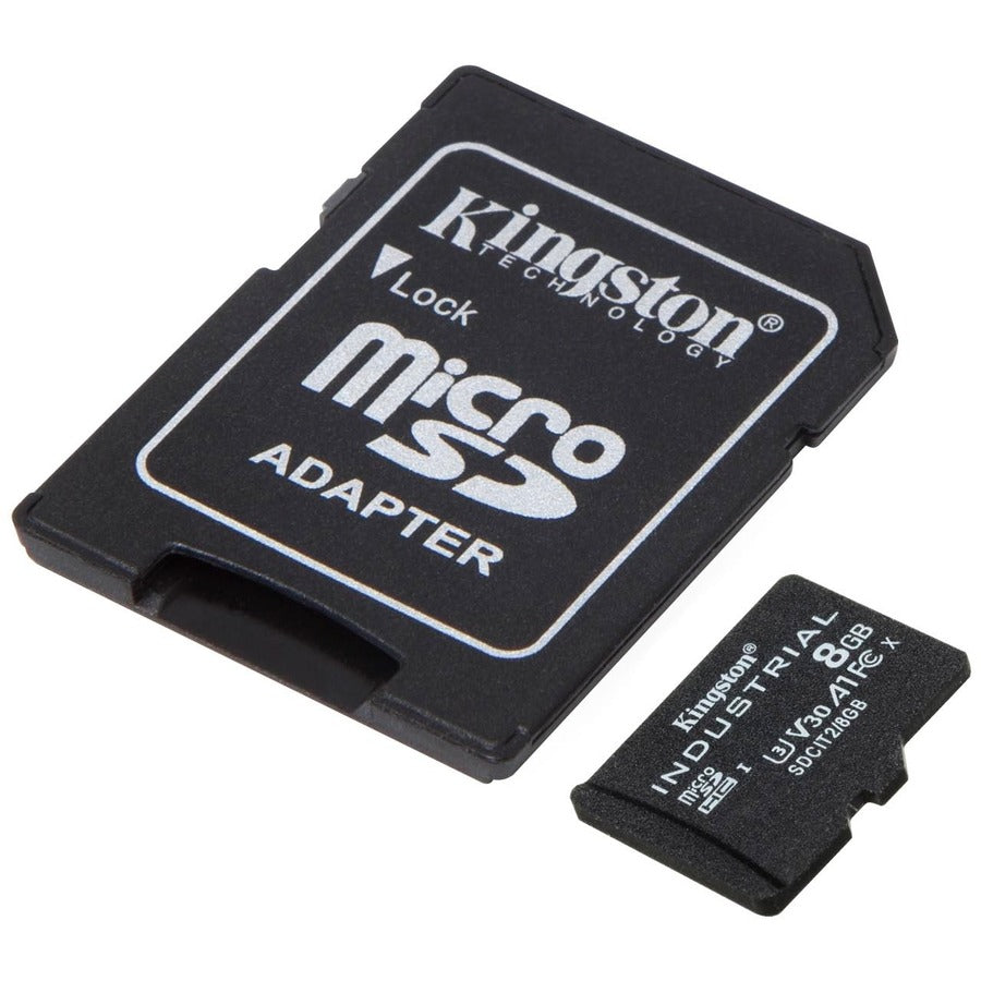 Kingston Industrial SDCIT2 8 GB Class 10/UHS-I (U3) V30 microSDHC SDCIT2/8GB