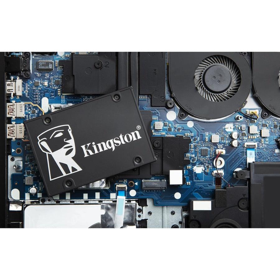 Kingston KC600 256 GB Solid State Drive - 2.5 Internal - SATA (SATA/600)" SKC600/256GBK