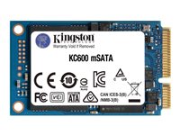 Kingston KC600 512 GB Solid State Drive - mSATA Internal - SATA (SATA/600)