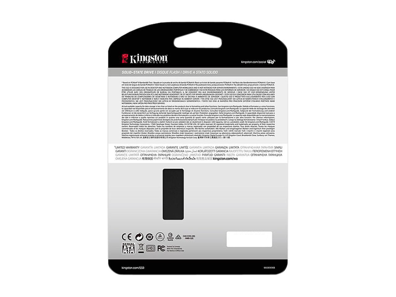 Kingston Kc600 256Gb 2.5 Inch Sata3 Solid State Drive (3D Tlc)