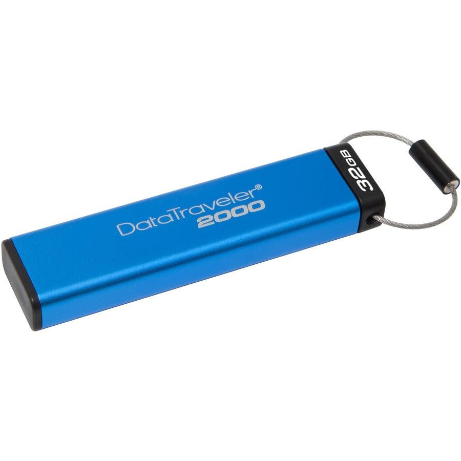 Kingston Technology Datatraveler 2000 32Gb Usb Flash Drive Usb Type-A 3.2 Gen 1 (3.1 Gen 1) Blue