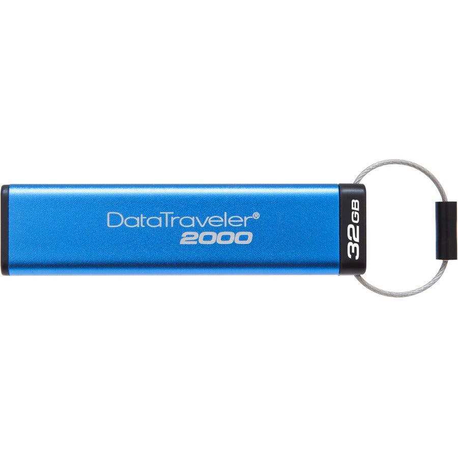 Kingston Technology Datatraveler 2000 32Gb Usb Flash Drive Usb Type-A 3.2 Gen 1 (3.1 Gen 1) Blue