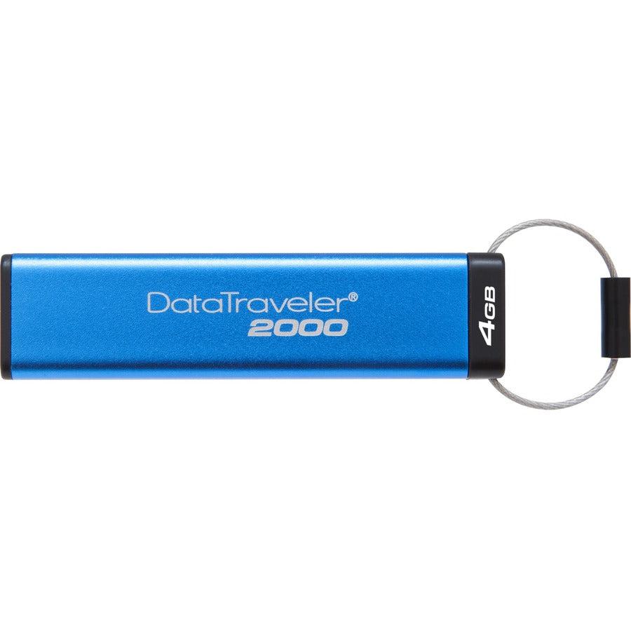 Kingston Technology Datatraveler 2000 4Gb Usb Flash Drive Usb Type-A 3.2 Gen 1 (3.1 Gen 1) Blue