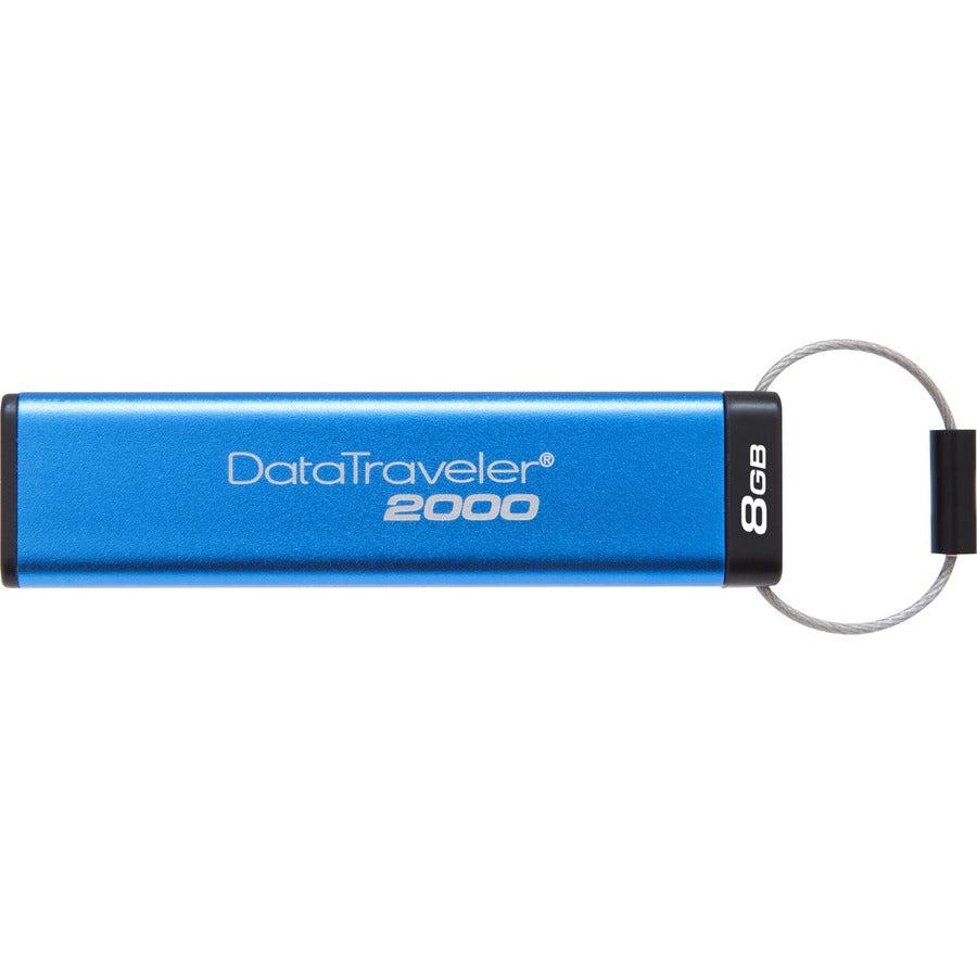 Kingston Technology Datatraveler 2000 8Gb Usb Flash Drive Usb Type-A 3.2 Gen 1 (3.1 Gen 1) Blue