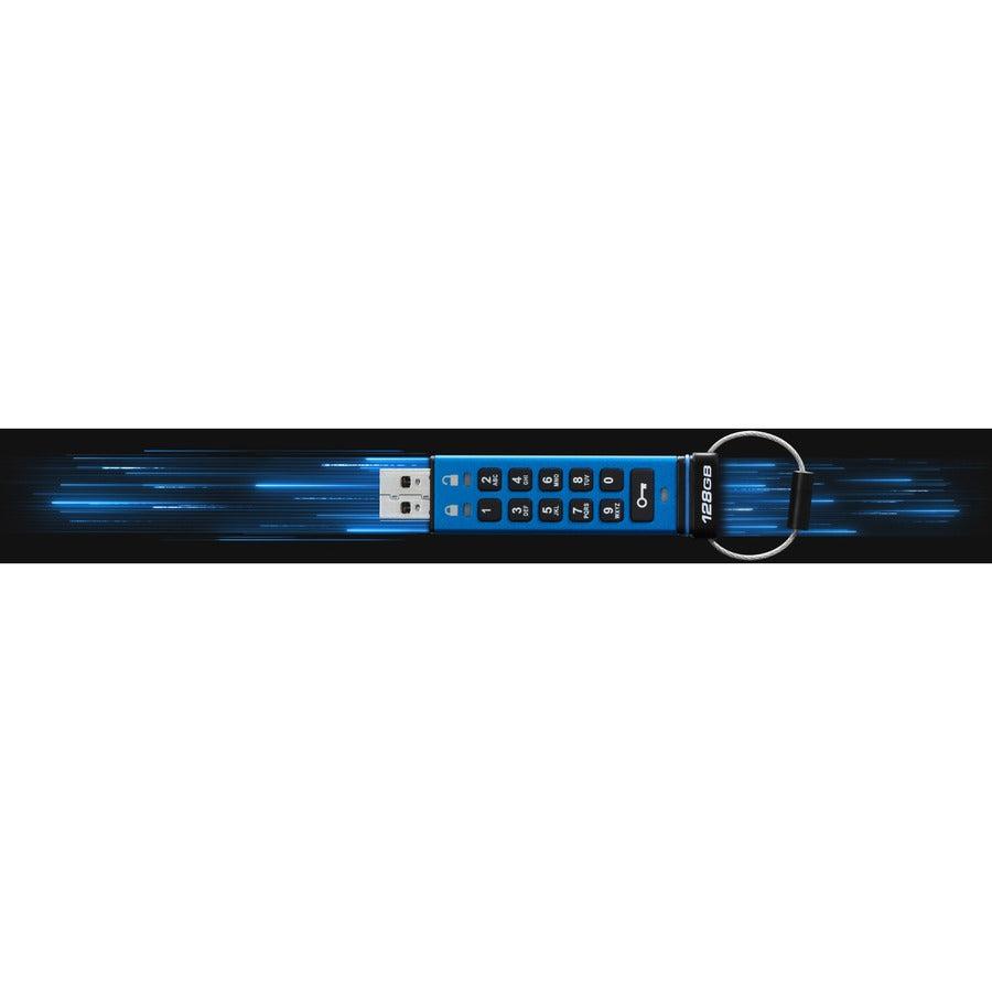 Kingston Technology Datatraveler 2000 Usb Flash Drive 128 Gb Usb Type-A 3.2 Gen 2 (3.1 Gen 2) Blue
