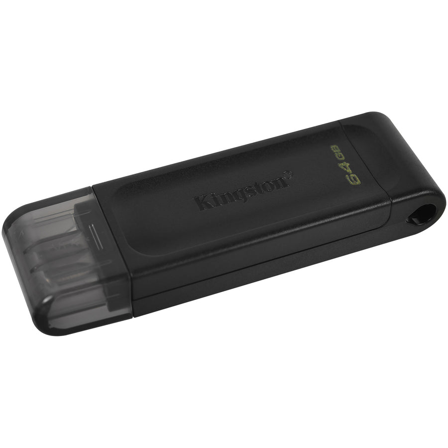 Kingston Technology Datatraveler 70 Usb Flash Drive 64 Gb Usb Type-C 3.2 Gen 1 (3.1 Gen 1) Black