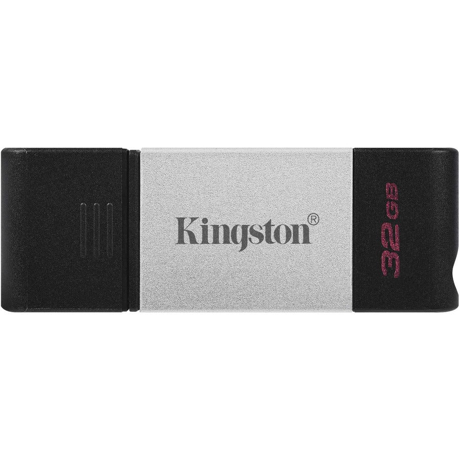 Kingston Technology Datatraveler 80 Usb Flash Drive 32 Gb Usb Type-C 3.2 Gen 1 (3.1 Gen 1) Black, Silver