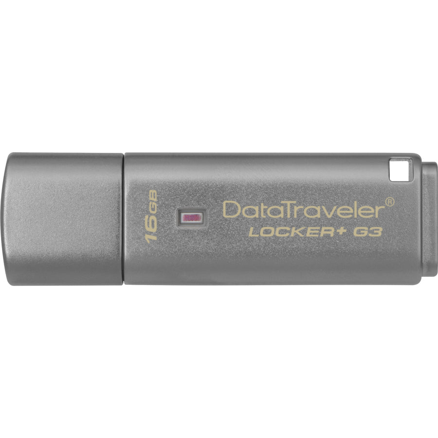 Kingston Technology Datatraveler Locker+ G3 16Gb Usb Flash Drive Usb Type-A 3.2 Gen 1 (3.1 Gen 1) Silver