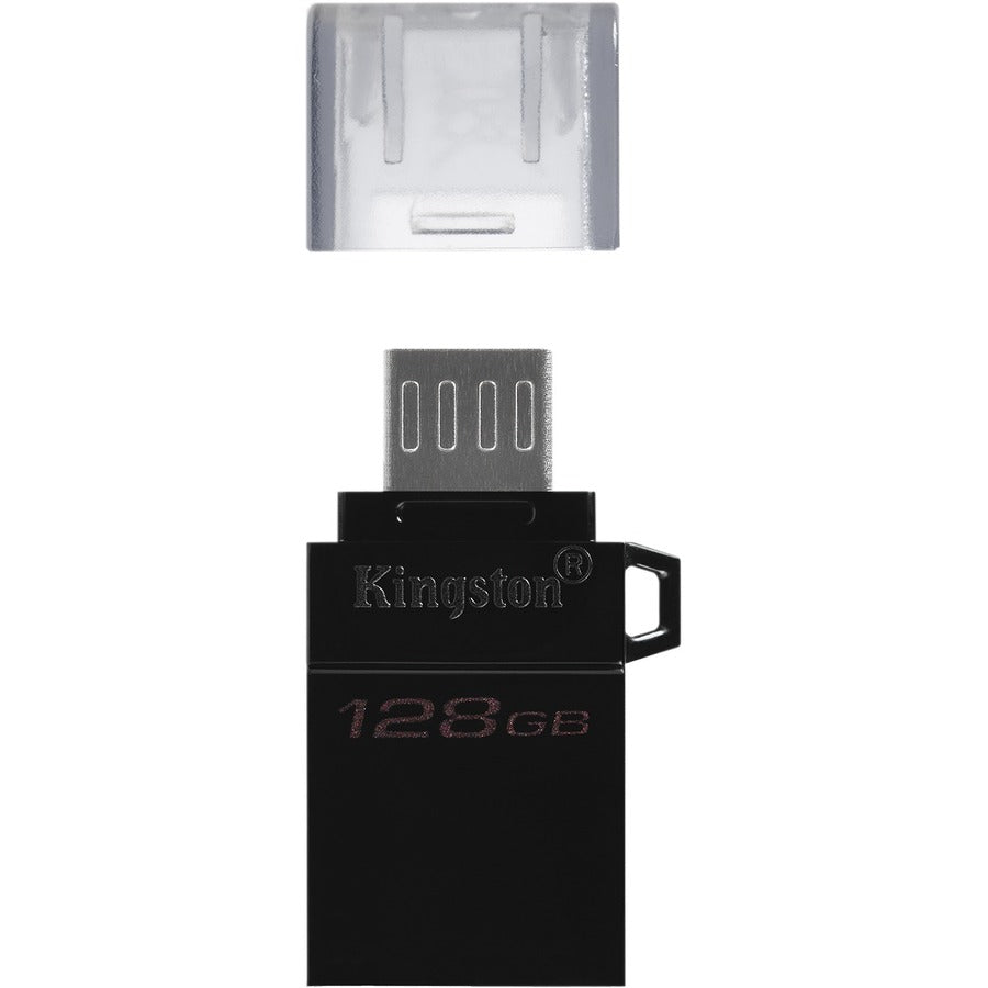 Kingston Technology Datatraveler Microduo3 G2 Usb Flash Drive 128 Gb Usb Type-A / Micro-Usb 3.2 Gen 1 (3.1 Gen 1) Black