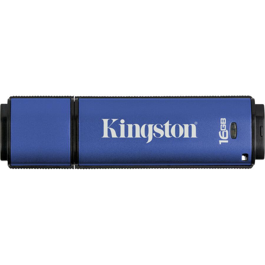 Kingston Technology Datatraveler Vault Privacy 3.0 16Gb Usb Flash Drive Usb Type-A 3.2 Gen 1 (3.1 Gen 1) Blue