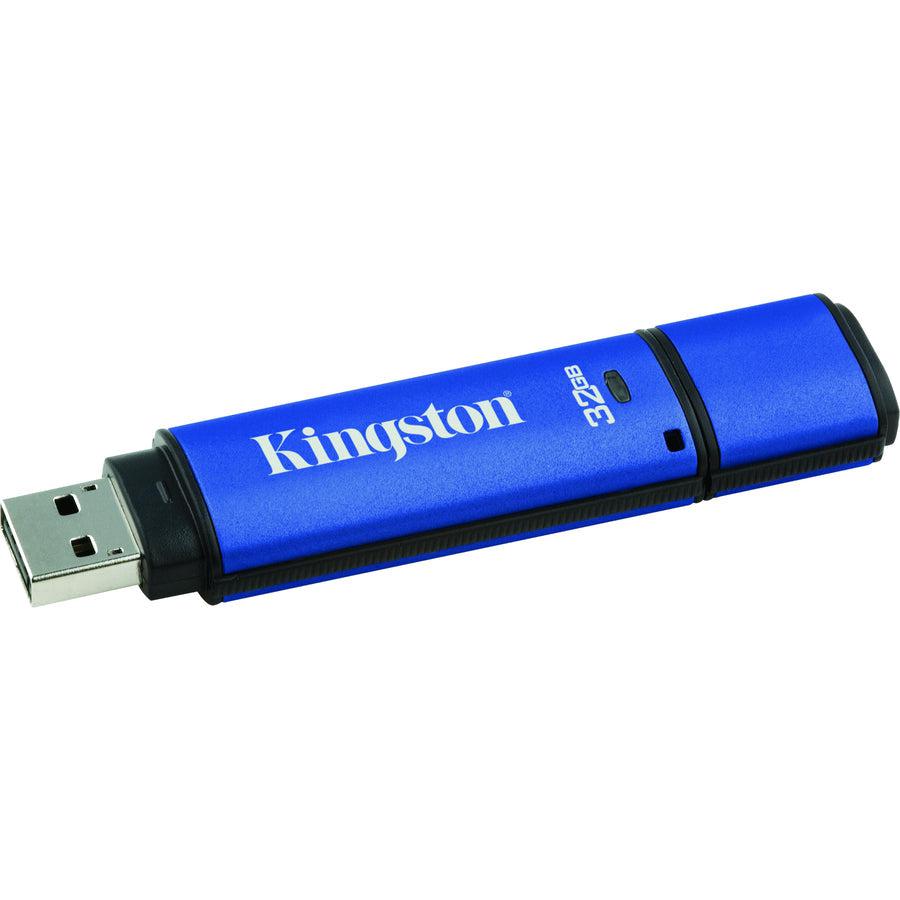 Kingston Technology Datatraveler Vault Privacy 3.0 32Gb Usb Flash Drive Usb Type-A 3.2 Gen 1 (3.1 Gen 1) Blue